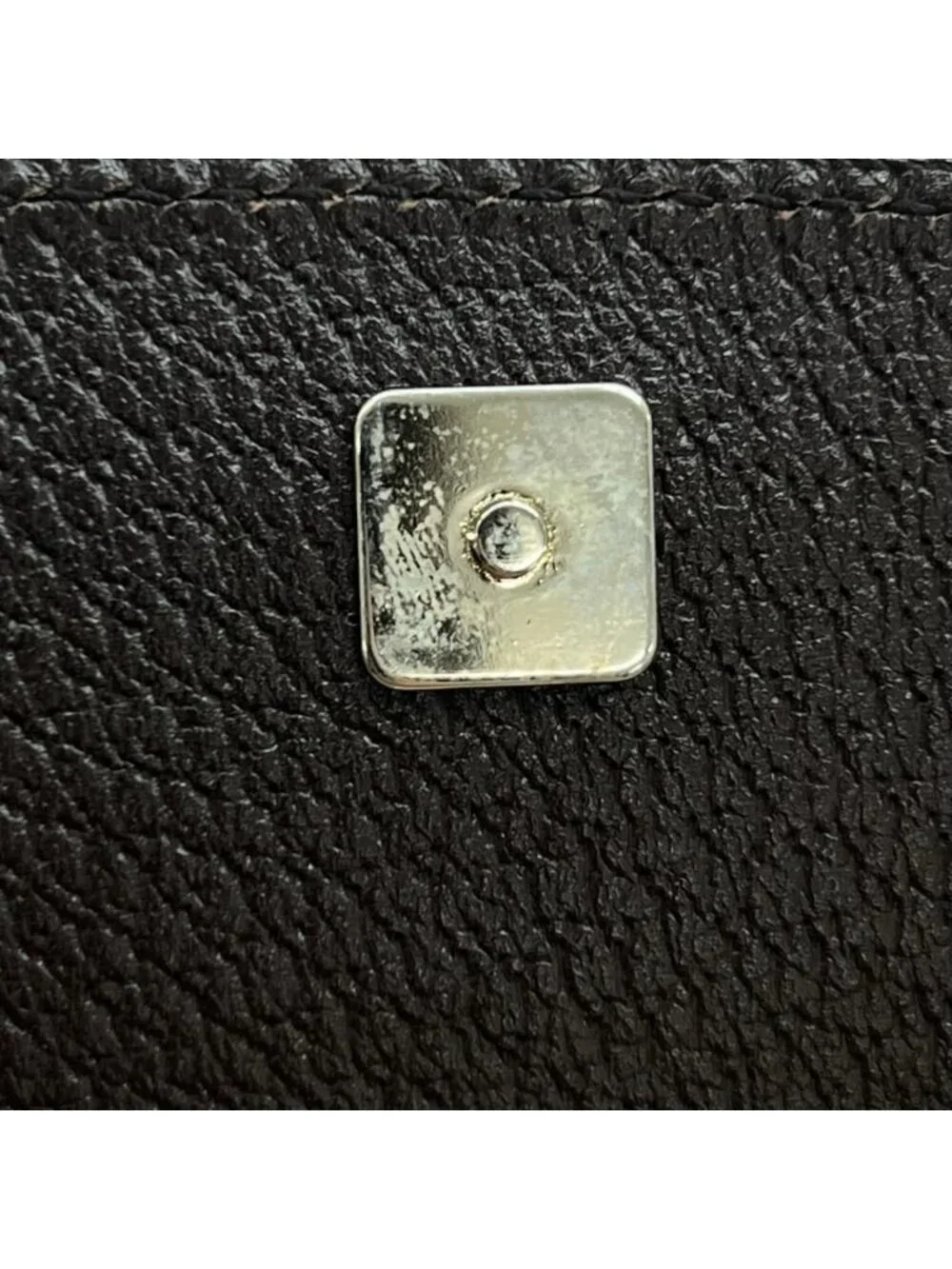 Gucci Shoulder Bag Crossbody GG Canvas Leather Brown Silver